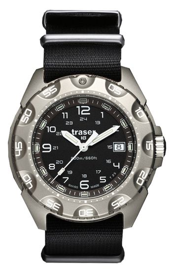 Мужские швейцарские наручные часы Traser Special Force 100 105481 (нато)