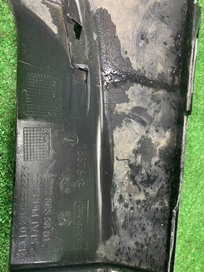 Юбка заднего бампера Mercedes S W222 (2017-2020) AMG 63