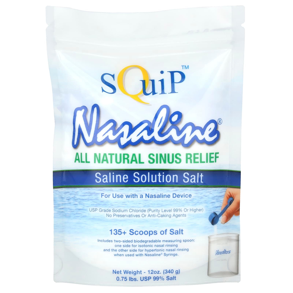 Squip, Nasaline®, соль с солевым раствором, 340 г (12 унций)