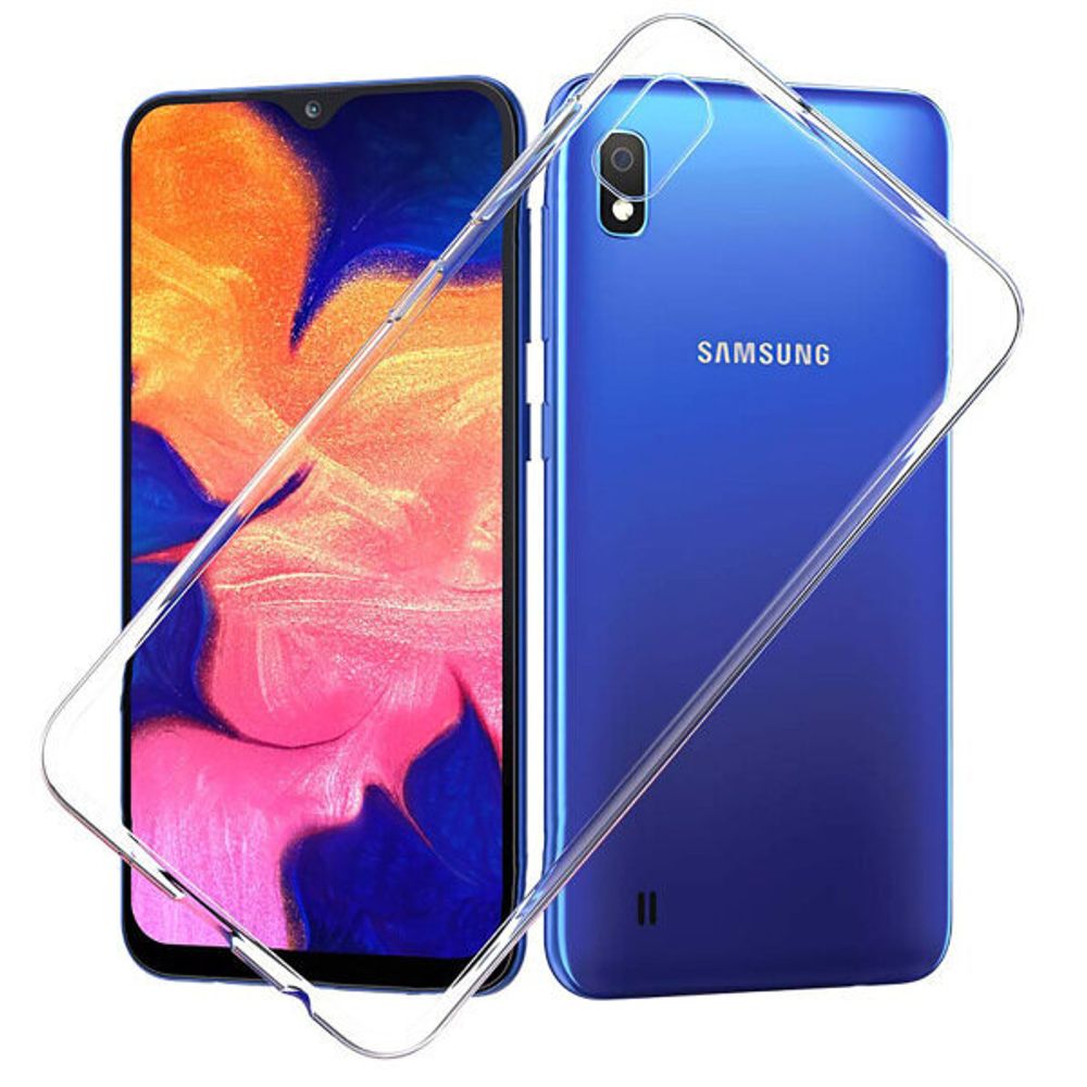 Силиконовый чехол для Samsung Galaxy A10, прозрачный