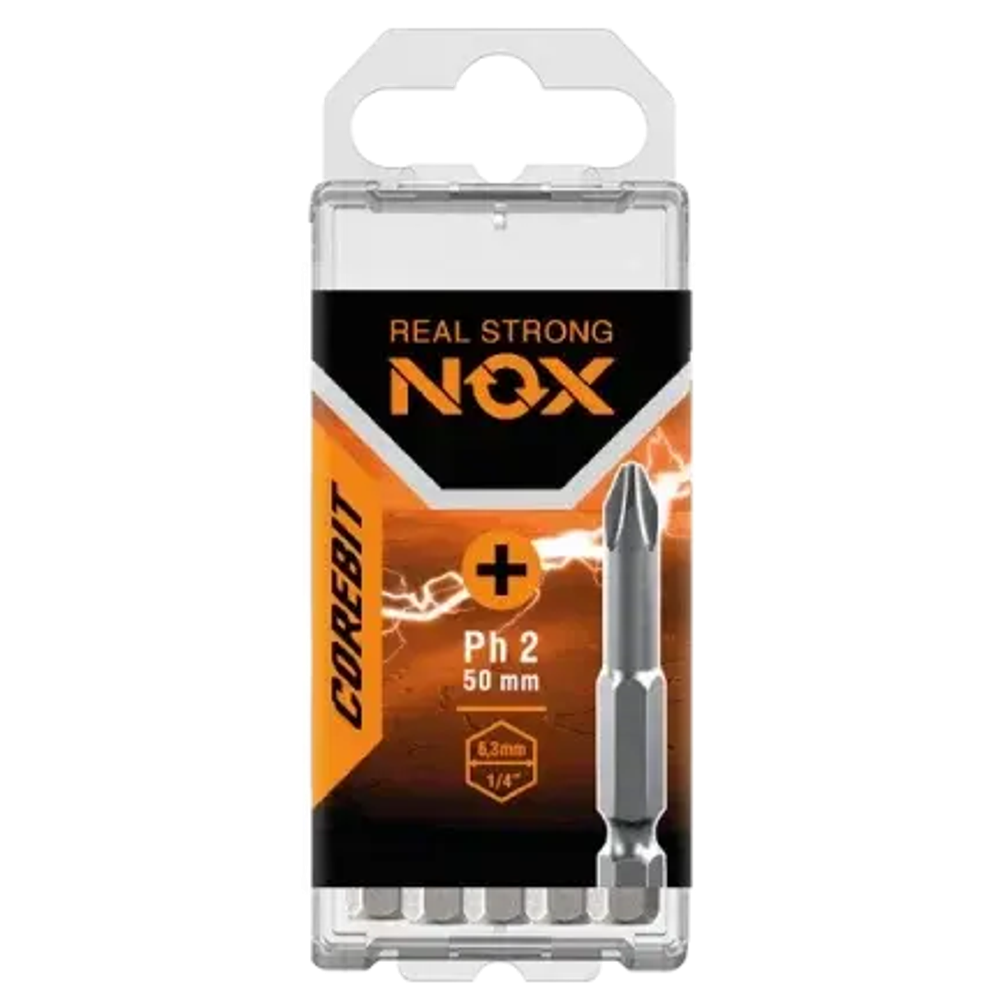 Бита PH 2х50мм бокс 10шт NOX COREBIT 335250