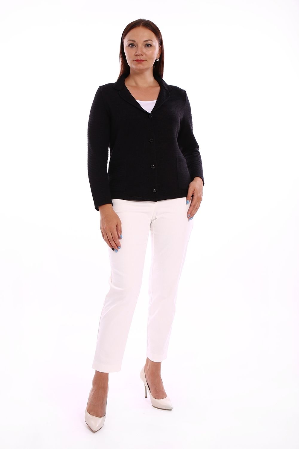 Жакет женский Л334 11 (Черный) Olsarri (Акция)