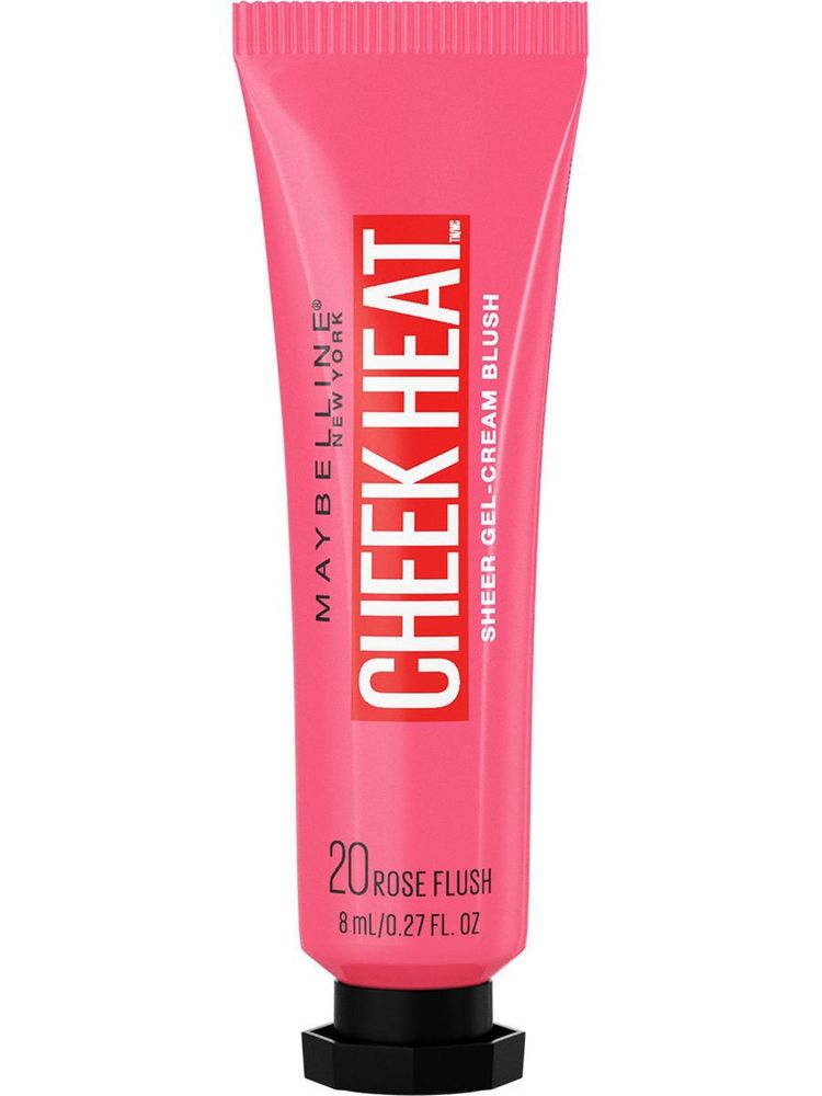 Maybelline Румяна для лица Cheek Heat, гель-крем, тон №20, Розовый, 10 мл