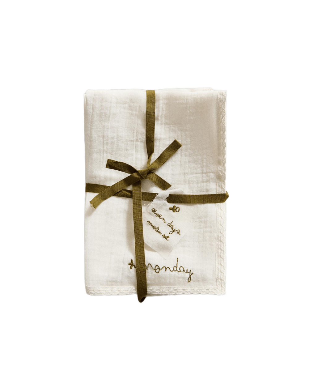 Zara Home Муслиновые салфетки из хлопка, z amana biel, 45x45 см (7 шт.)