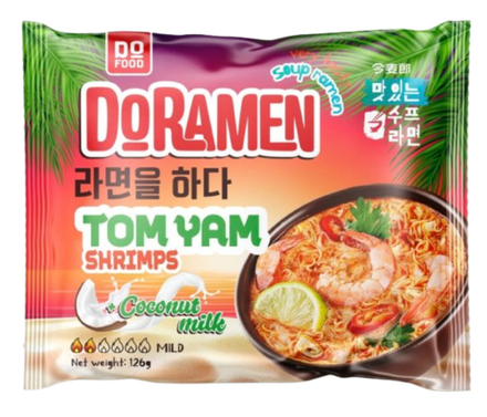 Лапша Do Ramen со вкусом Том Яма и креветок