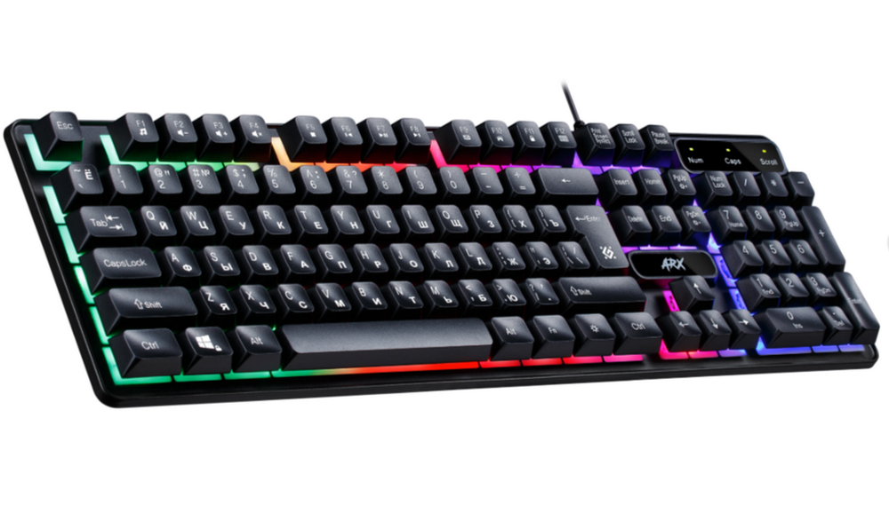 Клавиатура игровая проводная Defender GK-196L ARX