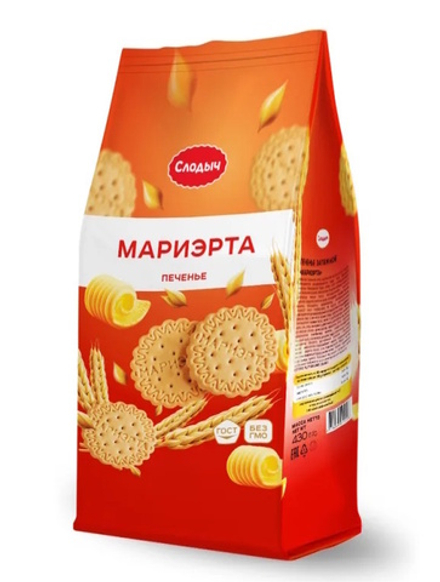 Печенье "Мариэрта" 430г. Слодыч