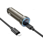 Автомобильное зарядное устройство для Lightning Hoco Z54B PD60W(2C) (gold)