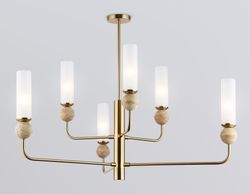 Ambrella Люстра на штанге с мрамором Ceramo Modern LH53251