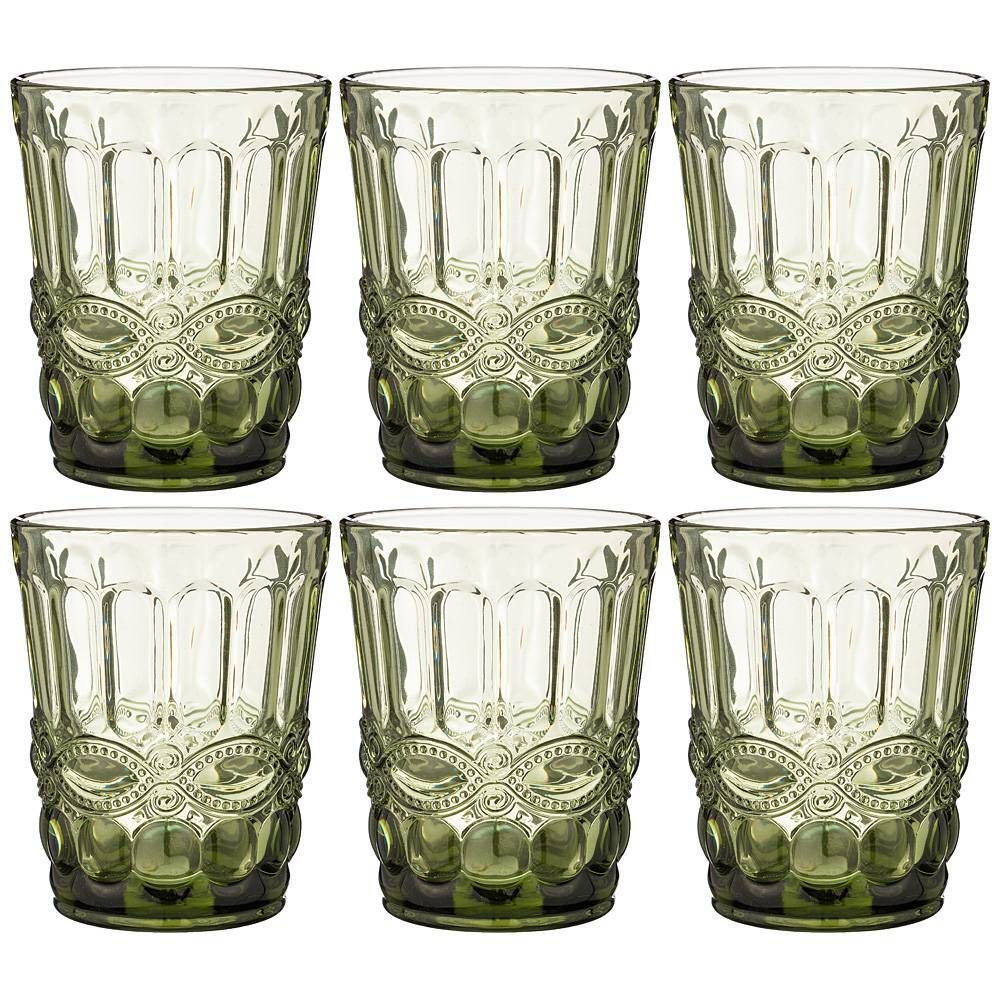 НАБОР СТАКАНОВ "СЕРПЕНТИНА" ИЗ 6ШТ. СЕРИЯ "MUZA COLOR" 270МЛ. / В=10 СМ (КОР=6НАБ.)