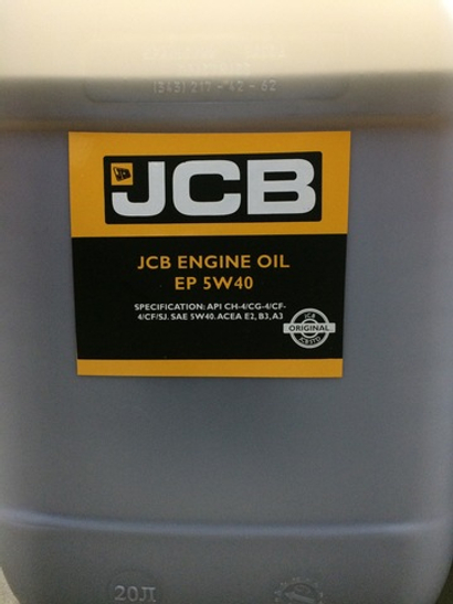 Масло моторное синтетическое JCB 5W40 оригинал 20L/40012745E