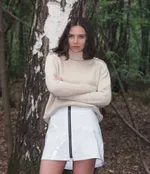 Юбка Goldmans Лак Белая