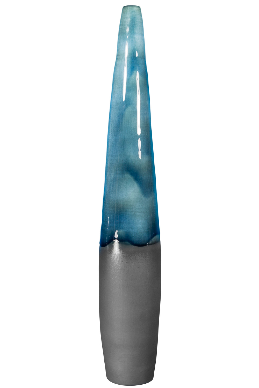 Элитная ваза декоративная керамическая высокая NIGHT TIDE от S. Bernardo из Португалии