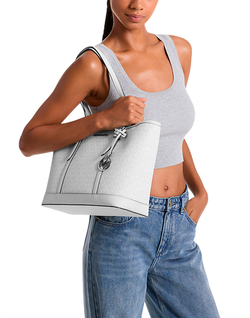 Тоут Michael Kors Jet Set Travel Small Signature Logo | Белый