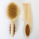 4881410 Детская щеточка с расческой, ворс из натуральной щетины