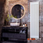 Радиатор WARMMET водяной настенный вертикальный Flat 60V (W) БЕЛЫЙ RAL9016