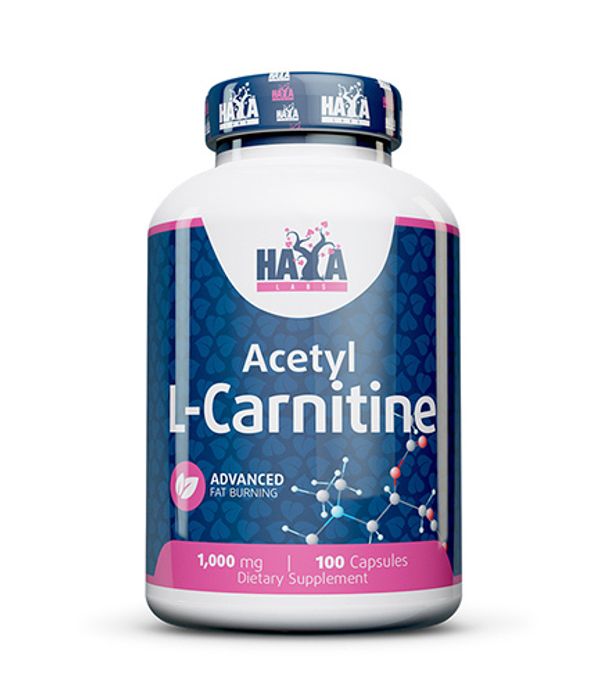 Ацетил L-Карнитин 1000 мг, Acetyl L-Carnitine 1000 mg, Haya Labs, 100 капсул