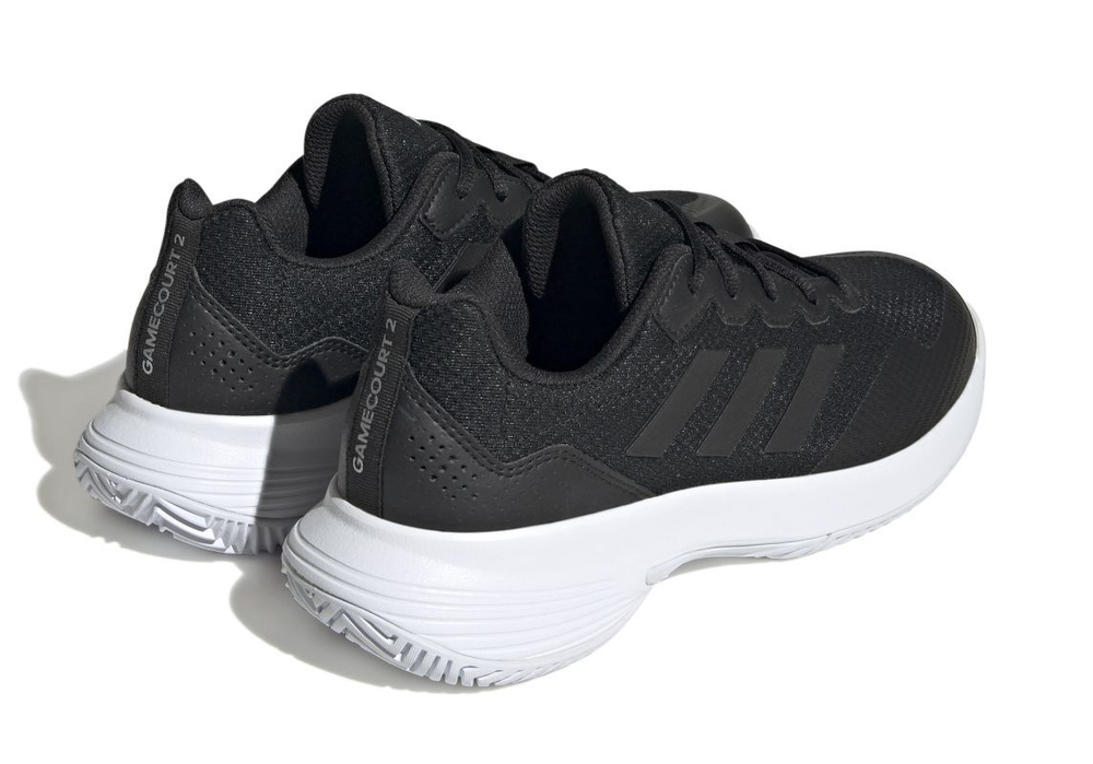 Женские теннисные кроссовки Adidas GameCourt 2 W - core black/core black/silver metallic