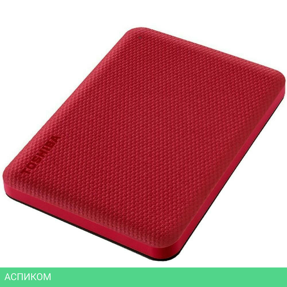 Внешний накопитель Toshiba Canvio Advance 1ТБ красный (HDTCA10ER3AA)