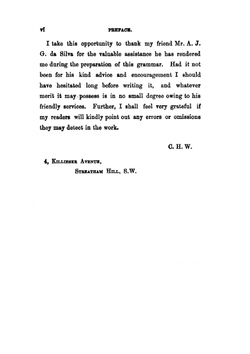 Practical Grammar of the Portuguese Language | Charles Heron Wall