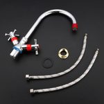 Смеситель для кухни, Frud, с кран-буксой, красн, R49118-10