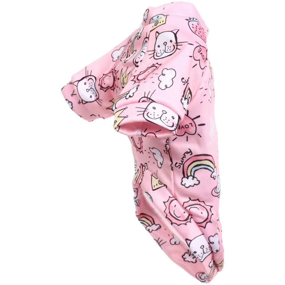 Кофта - толстовка для мелких пород собак «BRO Style», принт клубнички, р L