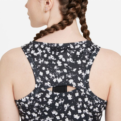 Женский топ теннисный Nike Court Dri-Fit Victory Tank Printed W - черный