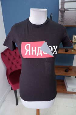 Футболка "Яндекс" черная 42 размер