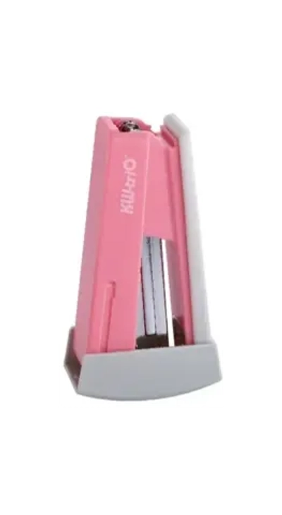 Степлер №24/6 20л. KW-TRIO Swing Standing+скобы розовый 055X6-PNK