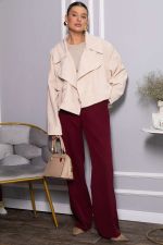 Жакет укороченный Динара (бежевый) Б14326-39М LT Collection