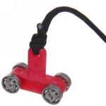 Обруч спортивный регулируемый «Fitness» 24 части (длина окружности 130 см) с утяжелением, розовый