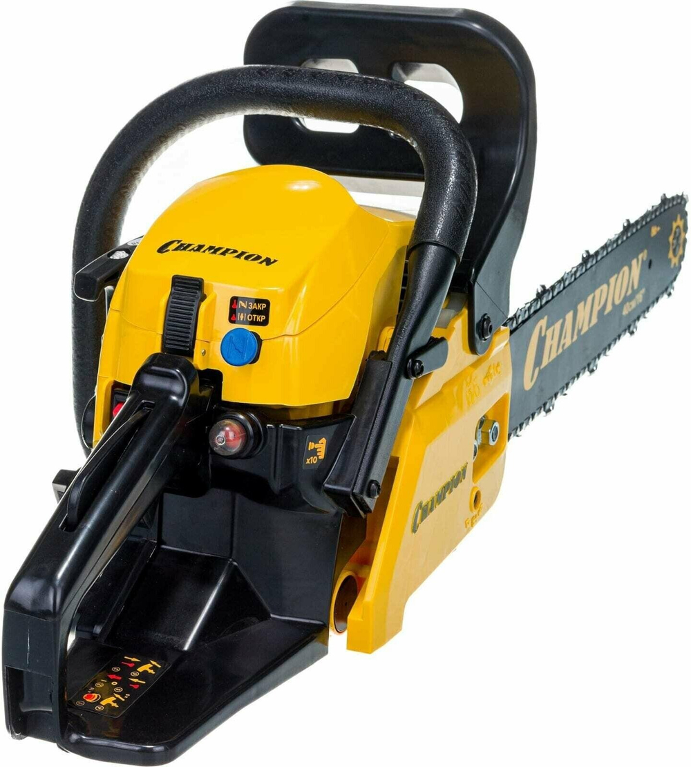 Бензопила CHAMPION 237-16"-3/8-1,3-56 (1,5кВт 37,2 см³ легкий старт 4,7кг)