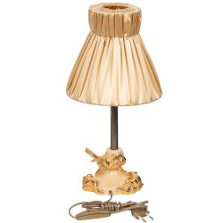 Настольная лампа Белла Айвори с абажуром Адель Айвори