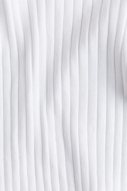 H&M Топ трикотажный эластичный, белый