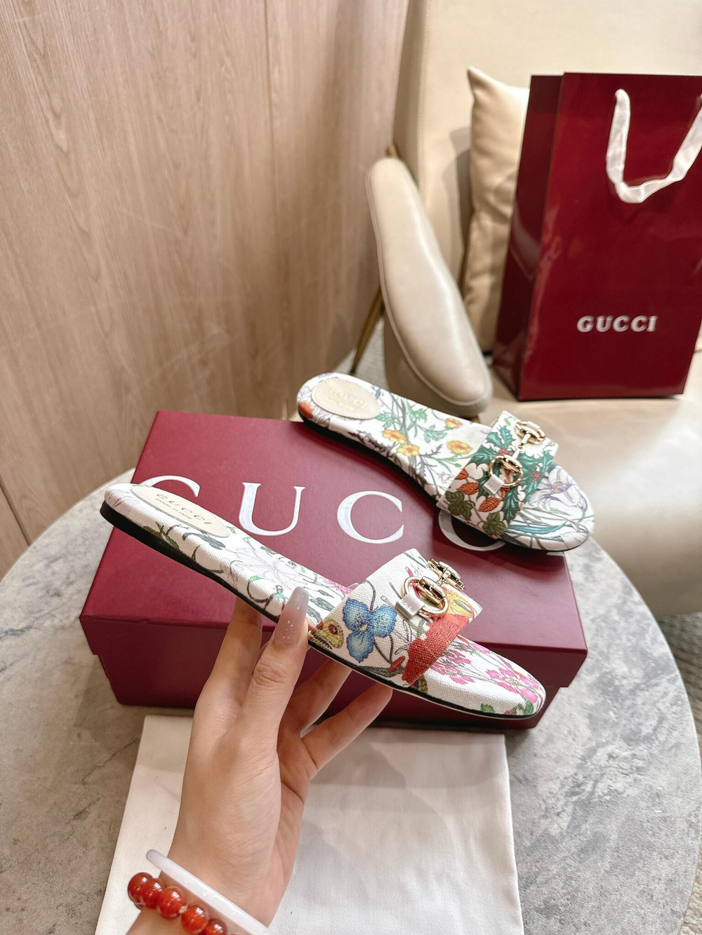 Gucci Horsebit Slide Sandal