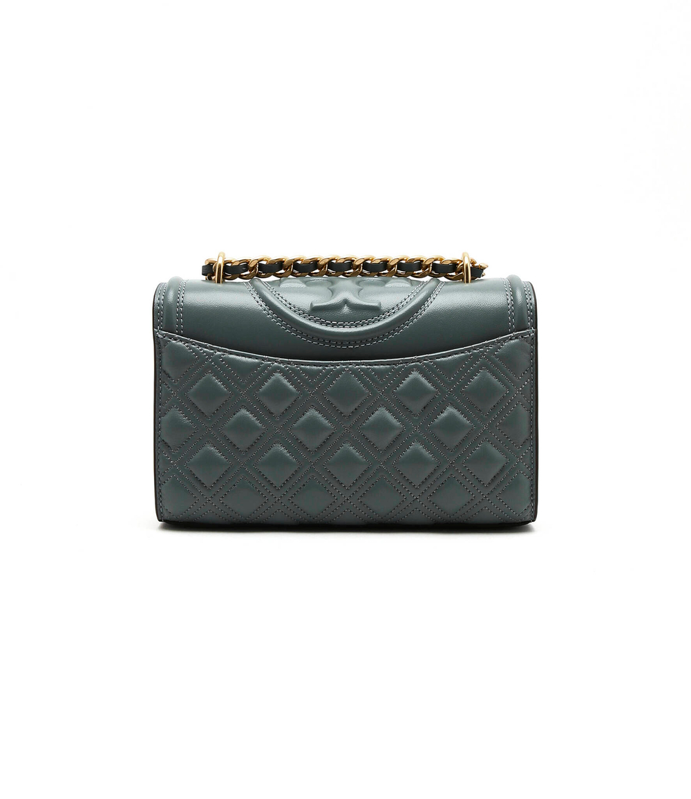 кожаная сумка через плечо fleming TORY BURCH - морской(75576)