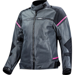 LS2 Мотокуртка летняя женская мембранная ткань RIVA LADY JACKET серо-розовая