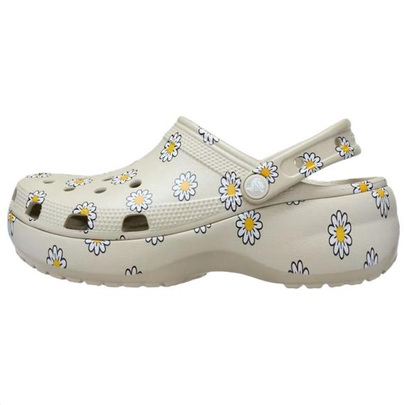 Crocs Classic Platform Floral Clog 'White'