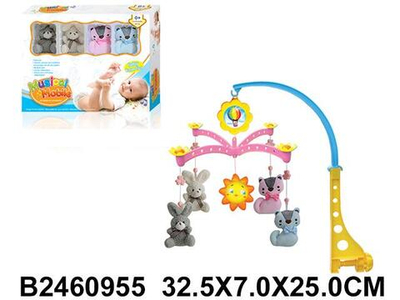 Карусель музыкальная для новорожденных, коробка XQT721