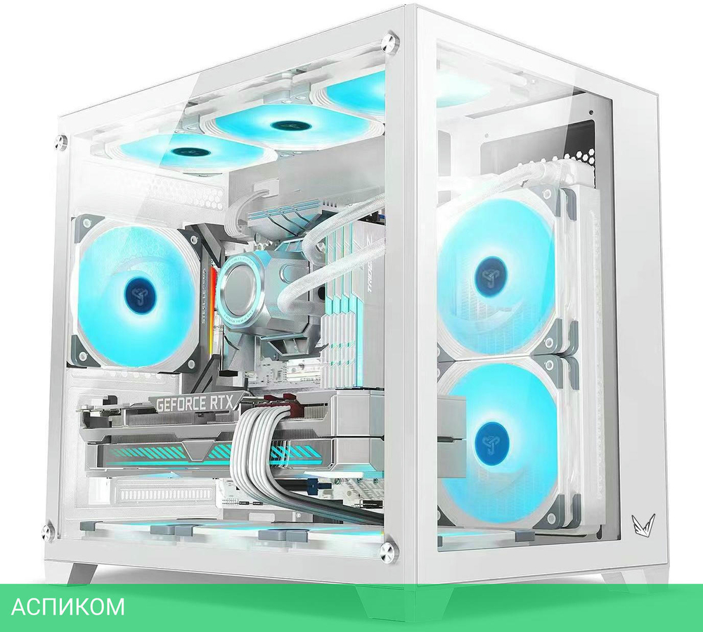Корпус Formula Crystal Z5 TG без БП белый