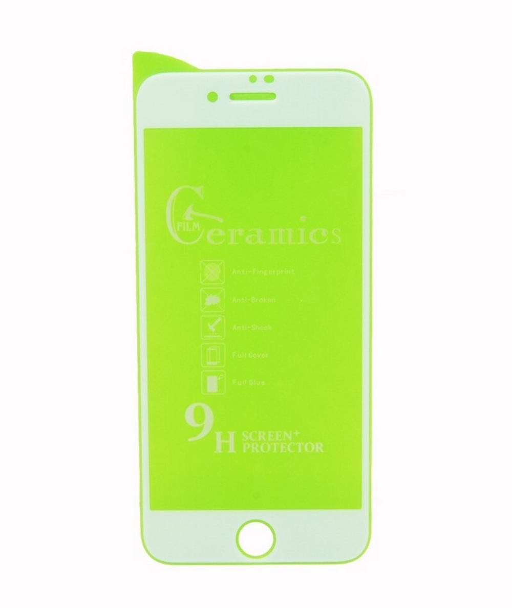 Защитное стекло Ceramics iPhone 6/7/8/SE 2020 (белый)