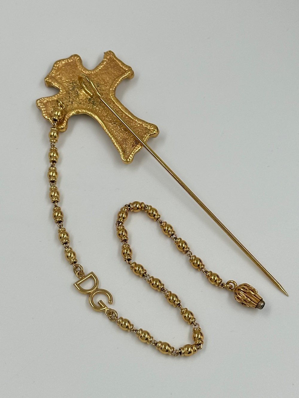 Брошь булавка Крест Dolce & Gabbana