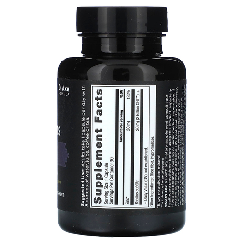 Ancient Nutrition, Цинк + пробиотики`` 30 капсул