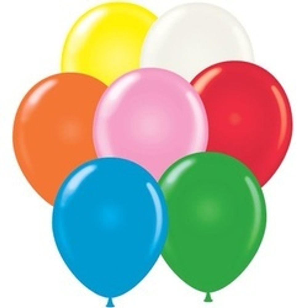 Шар (12"/30 см) Ассорти, Пастель 50 шт.