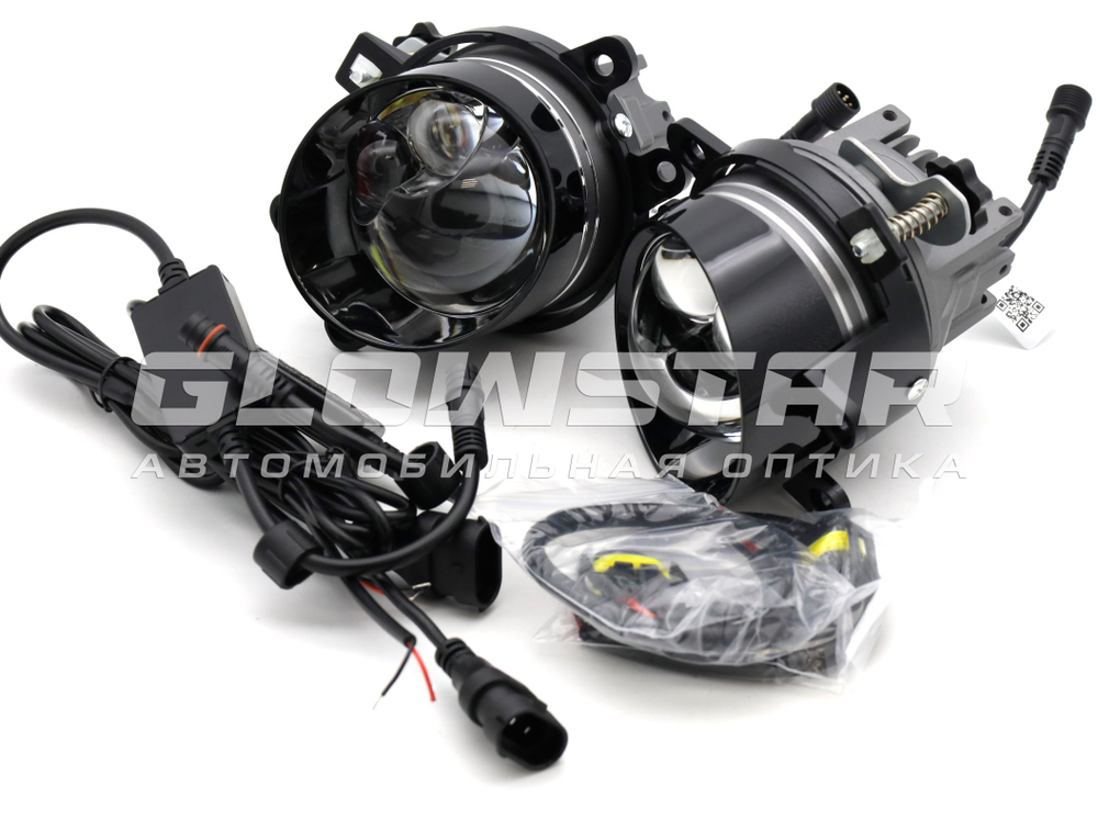 Светодиодные ПТФ Sariti N5, 3.0 дюйма, 12V, 45/786W, 6000K, крепление Toyota/Lexus (комплект, 2шт)