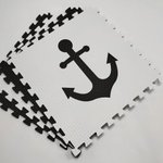 Мягкий пол "Моряк" 500x500x10 мм 45 шор