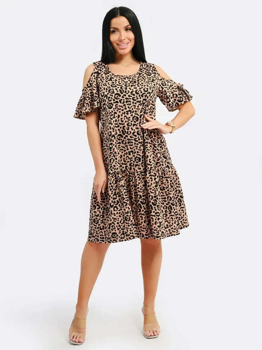 Платье свободное большие размеры