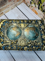 Шкатулка для очков "Наша планета" (2 секции)