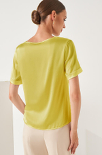 23061 Блузка женская (лимонный)