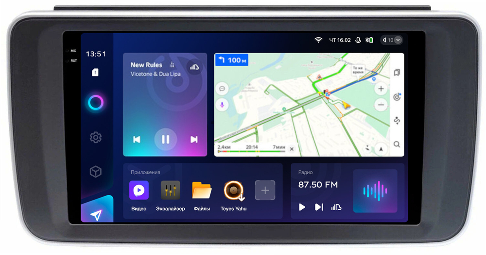 Магнитола для Nissan Leaf 2 ZE1 2017-2024+ - Teyes CC3-2K на Android 10, 2K QLED, ТОП процессор, CarPlay, 4G SIM-слот